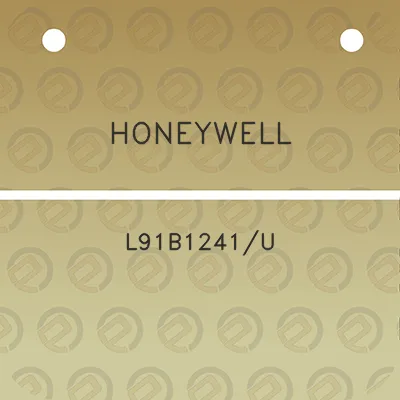 honeywell-l91b1241u