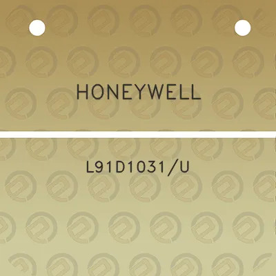 honeywell-l91d1031u