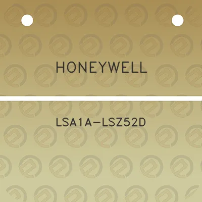 honeywell-lsa1a-lsz52d