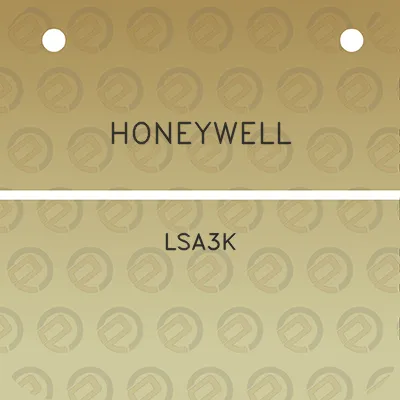 honeywell-lsa3k