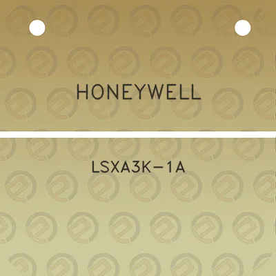 honeywell-lsxa3k-1a