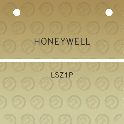 honeywell-lsz1p