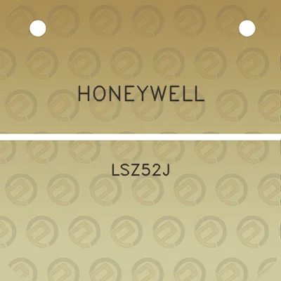 honeywell-lsz52j