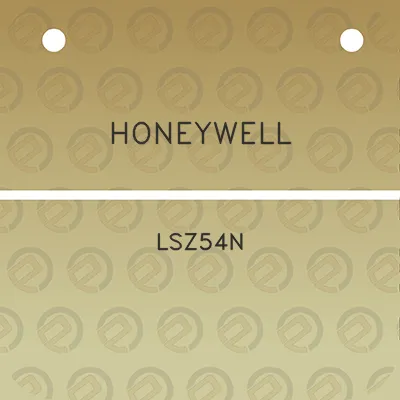 honeywell-lsz54n