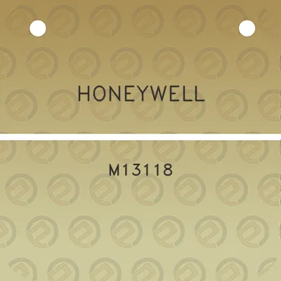 honeywell-m13118