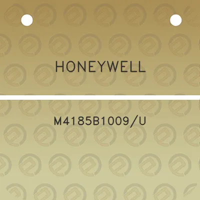 honeywell-m4185b1009u