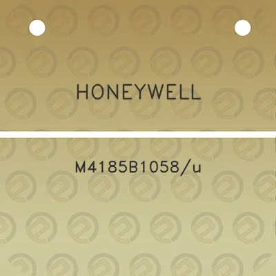 honeywell-m4185b1058u