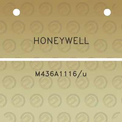 honeywell-m436a1116u