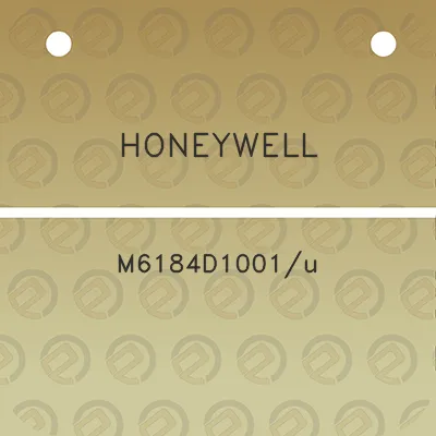 honeywell-m6184d1001u