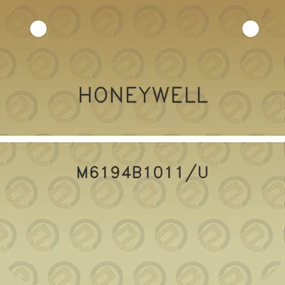 honeywell-m6194b1011u