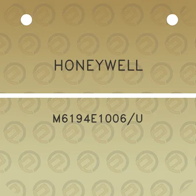 honeywell-m6194e1006u