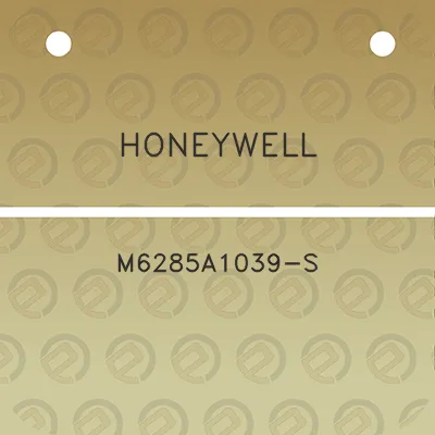 honeywell-m6285a1039-s