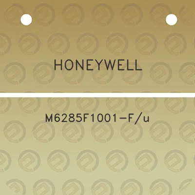 honeywell-m6285f1001-fu