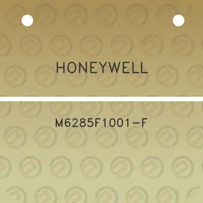 honeywell-m6285f1001-f