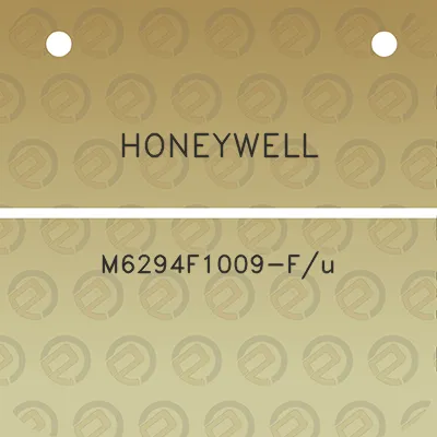 honeywell-m6294f1009-fu