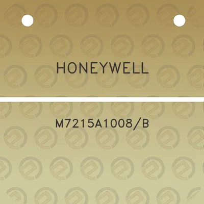 honeywell-m7215a1008b