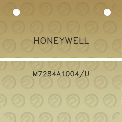 honeywell-m7284a1004u