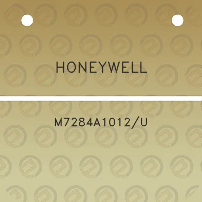 honeywell-m7284a1012u