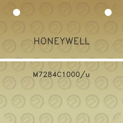 honeywell-m7284c1000u