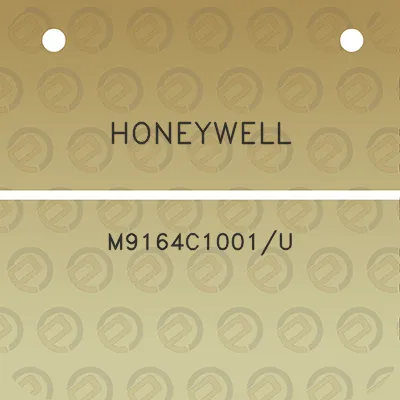 honeywell-m9164c1001u