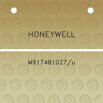 honeywell-m9174b1027u