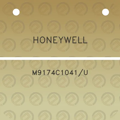 honeywell-m9174c1041u