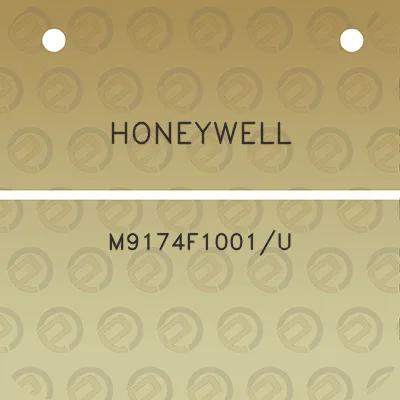 honeywell-m9174f1001u