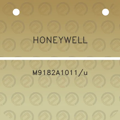 honeywell-m9182a1011u