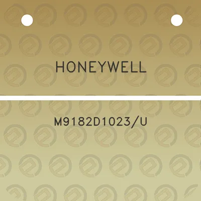 honeywell-m9182d1023u