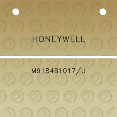 honeywell-m9184b1017u