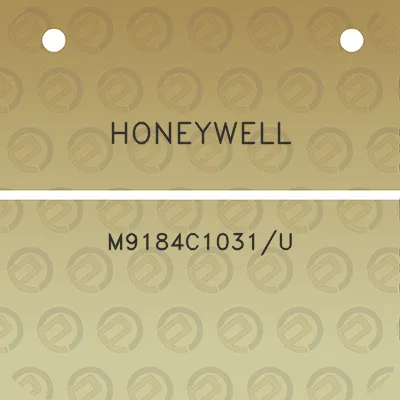 honeywell-m9184c1031u