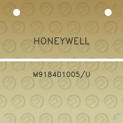 honeywell-m9184d1005u