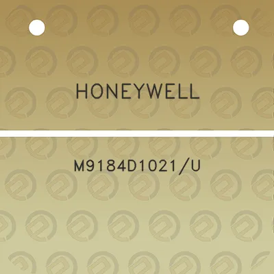 honeywell-m9184d1021u