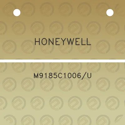 honeywell-m9185c1006u