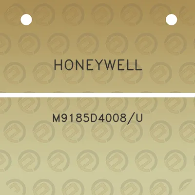 honeywell-m9185d4008u