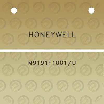 honeywell-m9191f1001u