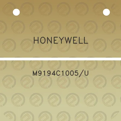 honeywell-m9194c1005u