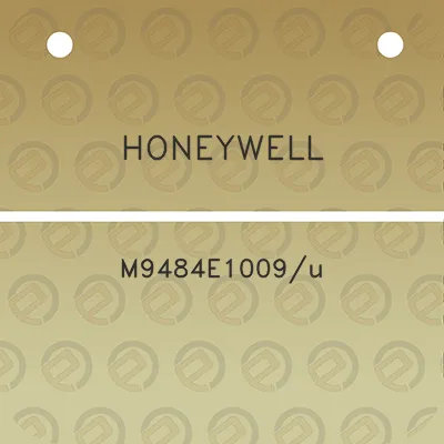 honeywell-m9484e1009u