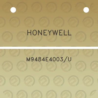 honeywell-m9484e4003u