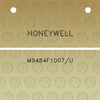 honeywell-m9484f1007u