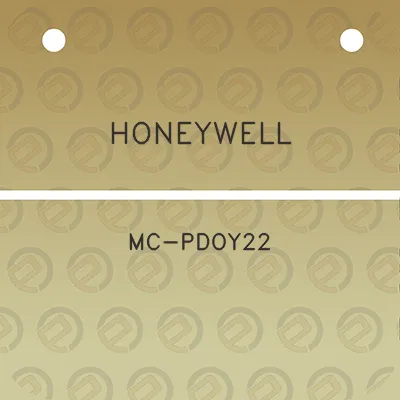 honeywell-mc-pdoy22