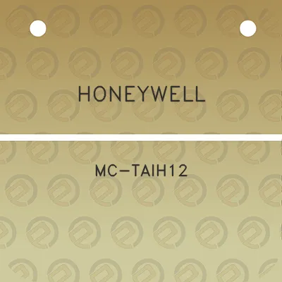 honeywell-mc-taih12