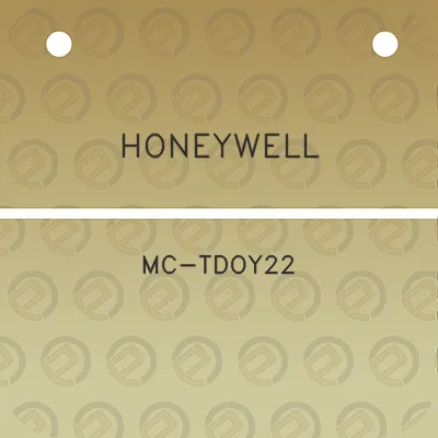 honeywell-mc-tdoy22