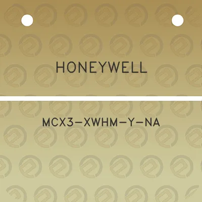 honeywell-mcx3-xwhm-y-na