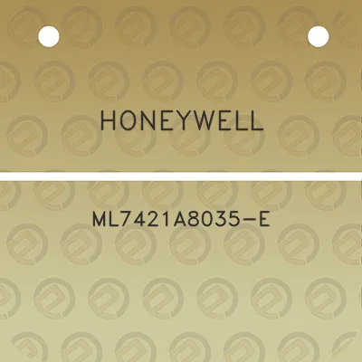 honeywell-ml7421a8035-e