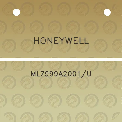 honeywell-ml7999a2001u