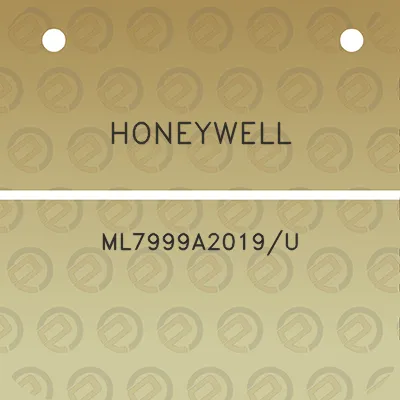 honeywell-ml7999a2019u