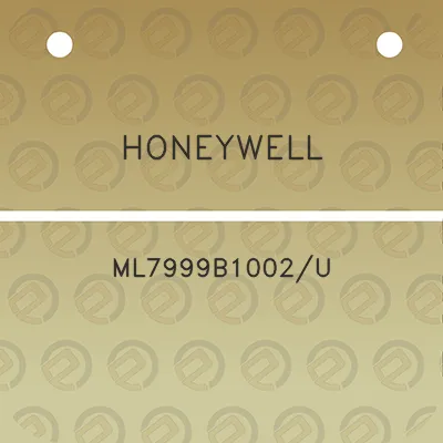 honeywell-ml7999b1002u