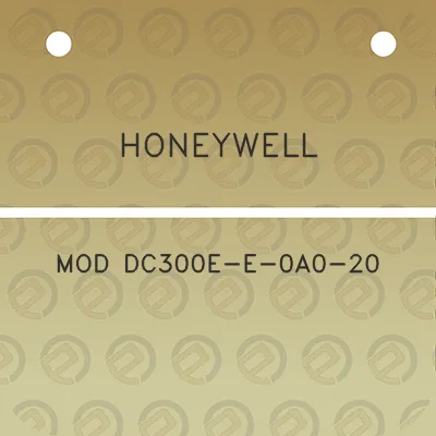 honeywell-mod-dc300e-e-0a0-20