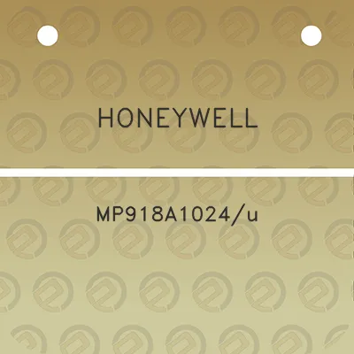 honeywell-mp918a1024u